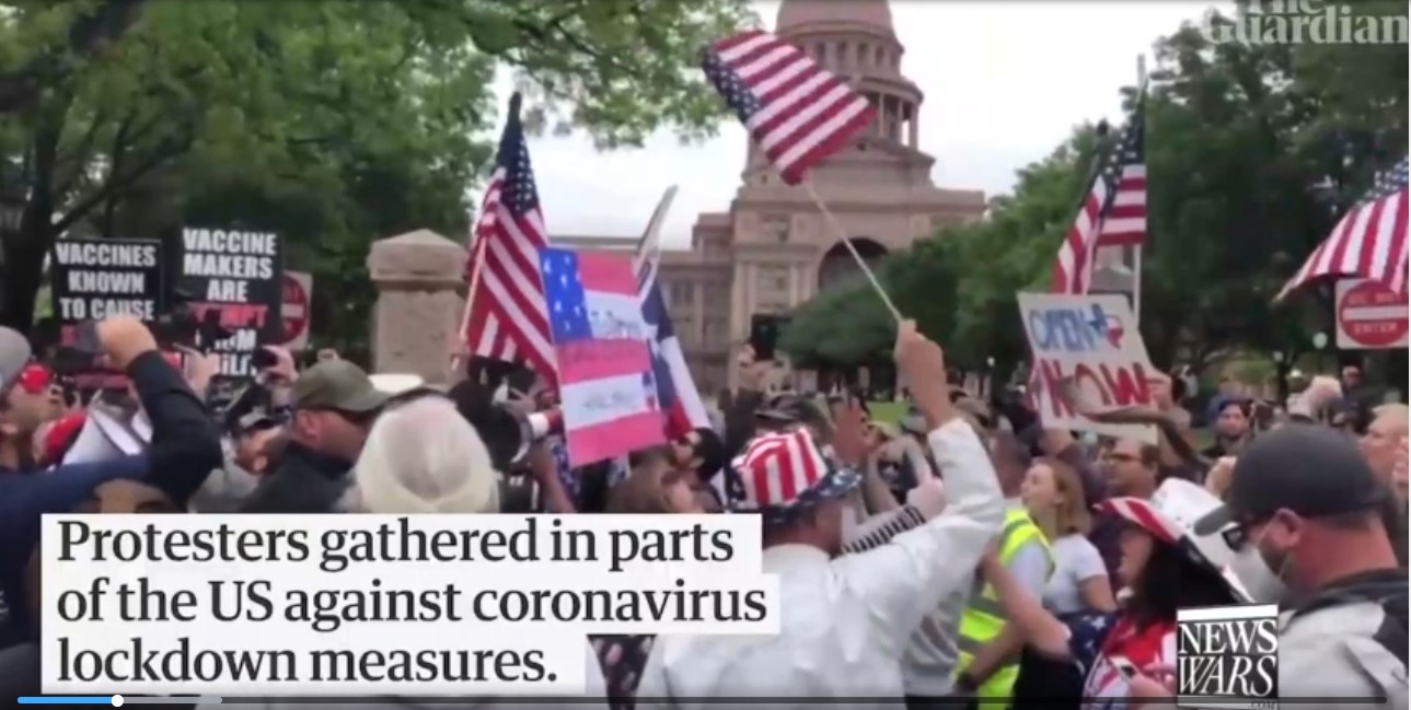 Screenshot 1protestors in am