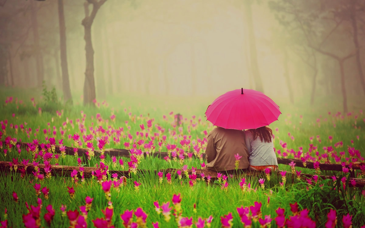 Happy Couple Umbrella