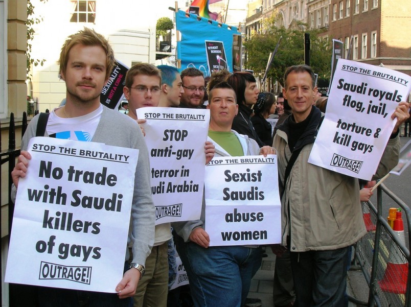 Protesting Saudia Arabia