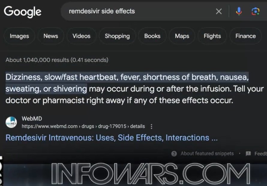 Screenshot 11remdesiver side effects