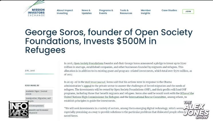 Screenshot 1soros 500 mimillion im frefugees