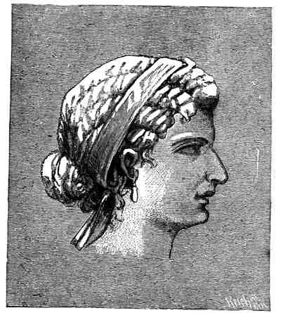 Portait of Cleopatra from Ancient Egypt